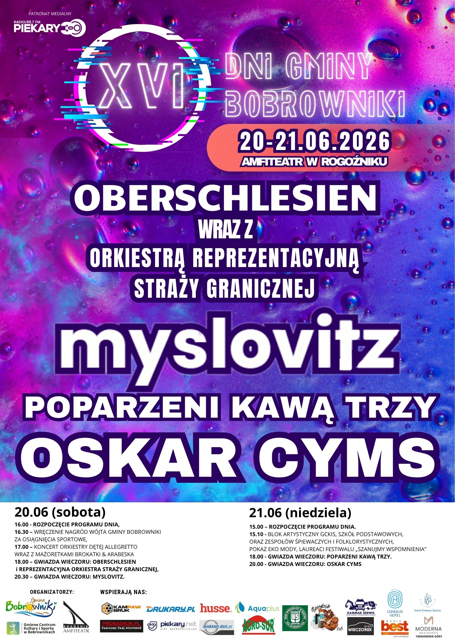 _AFISZ XVI DNI GMINY BOBROWNIKI – OSTATECZNY (1)